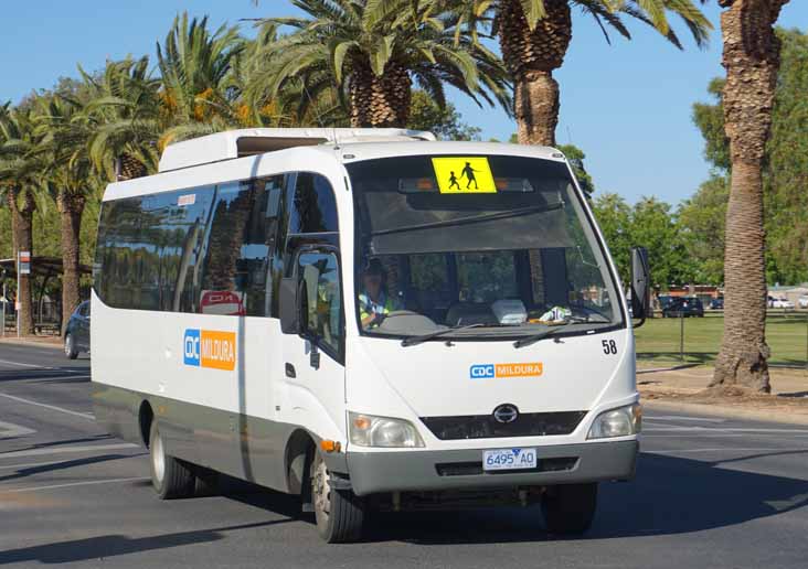 CDC Mildura Hino RB8 UBC-Chiron 58